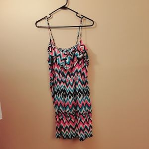 🛍(3 for $20)Jstfy Multi Colored Dress Size Large